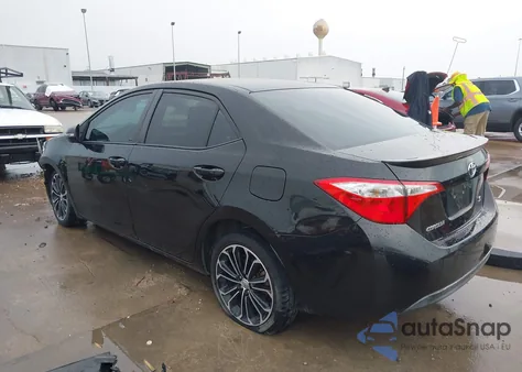 2014 Toyota Corolla S Plus z USA, uszkodzony, nr VIN 2T1BURHE5EC180252